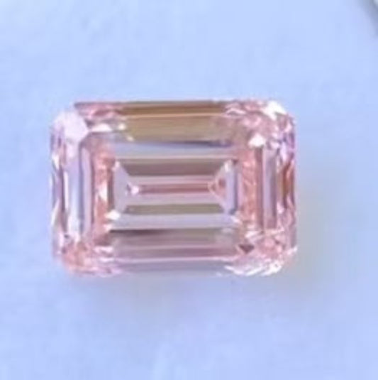 Emerald Cut 11ct Fancy Intense Pink VS1 CVD Lab Grown Diamond IGI Certificate LG 680506448