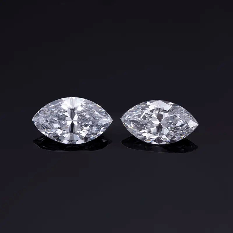 Marquise-Shaped Lab-Grown Diamonds – HPHT, DEF Color, VS1 Clarity (Melee Sizes: 1.5×3mm to 4×8mm)