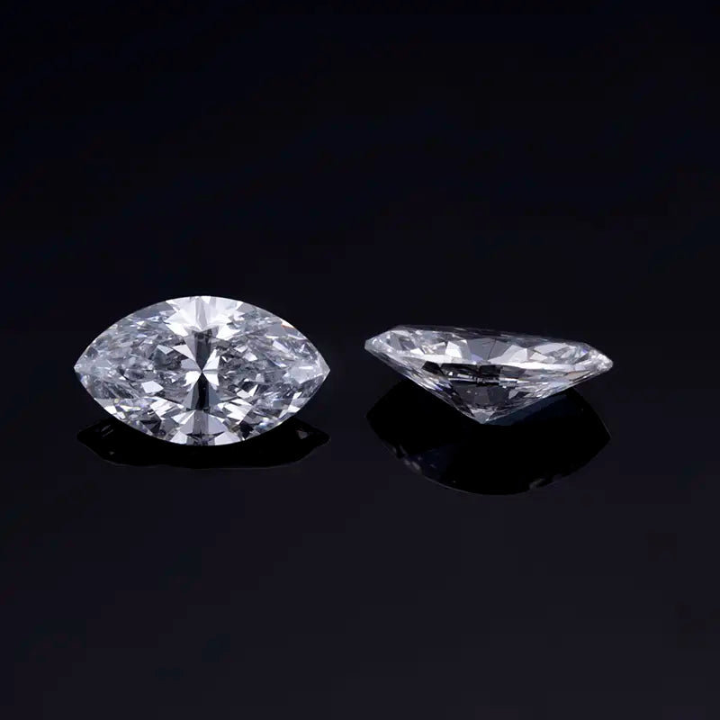 Marquise-Shaped Lab-Grown Diamonds – HPHT, DEF Color, VS1 Clarity (Melee Sizes: 1.5×3mm to 4×8mm)