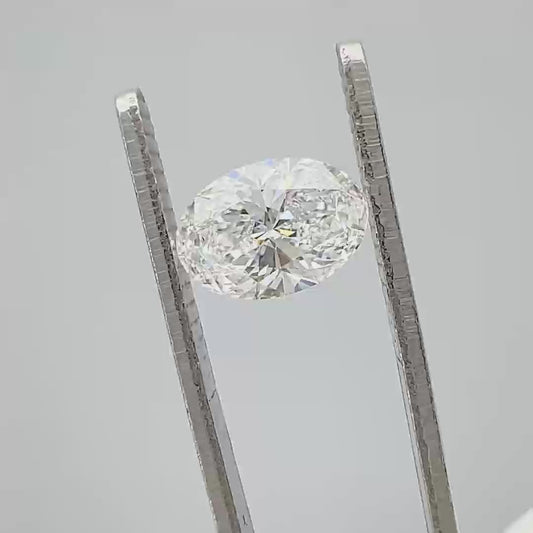 Oval Brilliant D VS1 EX 1.0 ct HPHT Lab Grown Diamond with IGI Certificate LG717540288